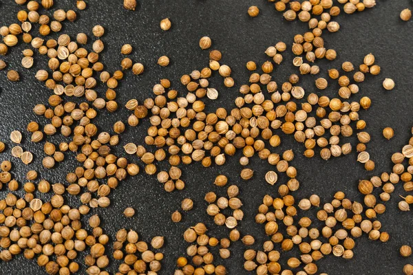 Makro Boy Kişniş Tohumu Organik Yiyecekler Sağlıklı Yaşam Tarzı Şifalı — Stok fotoğraf