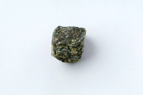 Labrador Labradorite Natural Mineral Stone White Background — Stockfoto