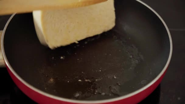 Soya Peyniri Pıhtılaşan Soya Sütü Tarafından Hazırlanan Bir Yemektir — Stok video