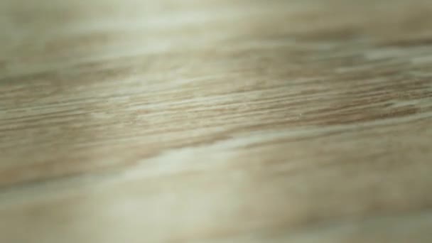Lekka Powierzchnia Linoleum Podłodze Drewnianym Wzorem Nowoczesnym Wnętrzu Nowoczesny Materiał — Wideo stockowe