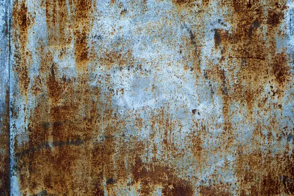 Tekstur Permukaan Berkarat Baja Yang Digunakan Dalam Patung Luar Ruangan Stok Gambar