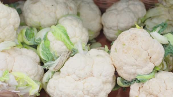 花椰菜盒 可用于各种烹调用菜 — 图库视频影像
