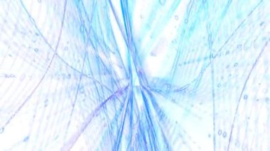 Beyaz arkaplandaki mavi eğrilerin soyut arkaplanı