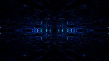 Karanlık bir arkaplanda parlayan mavi bir ışığa yaklaş. Bu görüntüler bir sonraki kurgunda, projende ya da filminde harika görünecek. Projenizin üretim değerini bir seviye yükseltin.