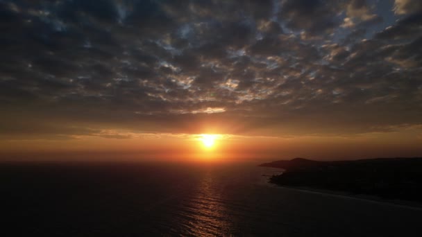 Sunrise Footage Paradise Beach Birds Eye View Asia Vietnam Sun — Stock Video