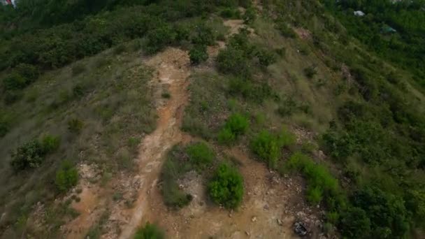 Nui Tien Dağı Ndan Vietnam Nha Trang Vietnam Gökdelenlerine Bakın — Stok video