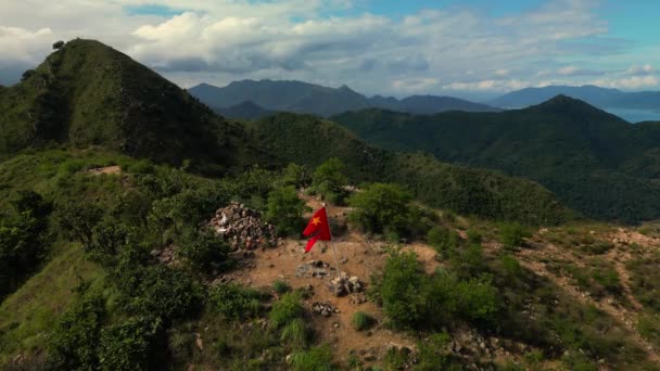 Vue Montagne Nui Tien Nha Trang Vietnam — Video