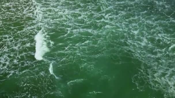 Dron Pohled Krásné Bezešvé Nikdy Nekončící Záběry Zatímco Turquiose Moře — Stock video