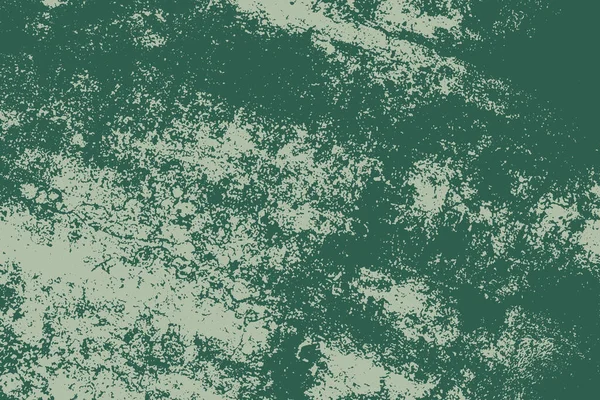 Неприятная Городская Текстура Гранж Грубый Грязный Фон Покрытие Зеленой Краской — стоковый вектор