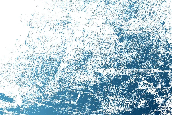 Distress Blue Urban Verwendete Textur Abdeckung Mit Gebürsteter Farbe Leeres Stockillustration