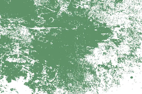 Неприятная Городская Текстура Гранж Грубый Грязный Фон Покрытие Зеленой Краской — стоковый вектор