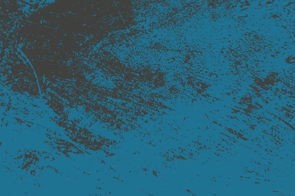 Distress Blue Urban Verwendete Textur Abdeckung Mit Gebürsteter Farbe Leeres — Stockvektor