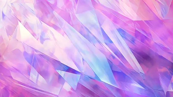 Fialová Modrá Holografická Textura Lesklých Krystalů — Stock fotografie