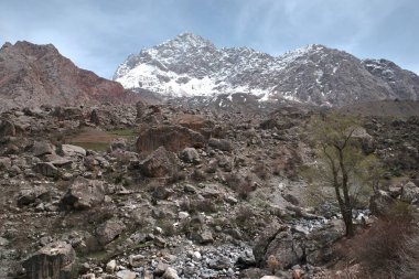 Tacikistan 'ın batı Pamir-Alay dağ sistemindeki Fann Dağları