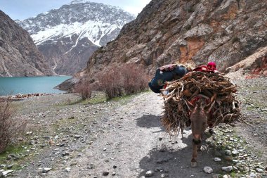 Tacikistan 'daki Özbek sınırı yakınlarındaki Yedi Göl