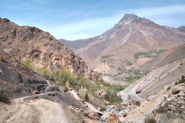 Tacikistan 'ın batı bölgesindeki Fann Dağları