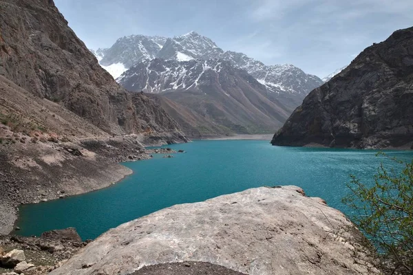 Επτά Λίμνες Κοντά Στα Σύνορα Ουζμπεκιστάν Στο Τατζικιστάν — Φωτογραφία Αρχείου