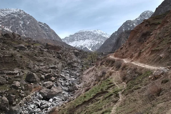Las Montañas Fann Oeste Del Sistema Montañoso Pamir Alay Tayikistán — Foto de Stock