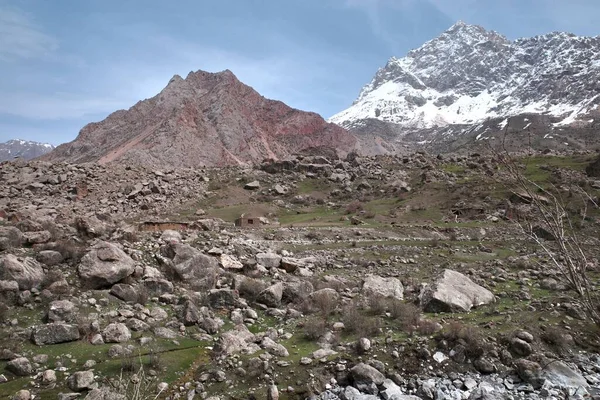 Βουνά Fann Στο Δυτικό Ορεινό Σύστημα Pamir Alay Στο Τατζικιστάν — Φωτογραφία Αρχείου