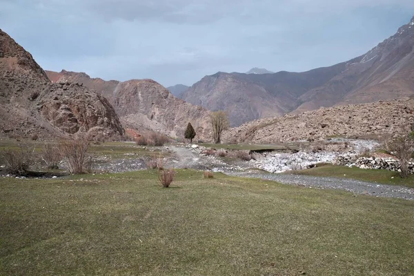 Βουνά Φαν Στη Δυτική Περιοχή Του Τατζικιστάν — Φωτογραφία Αρχείου