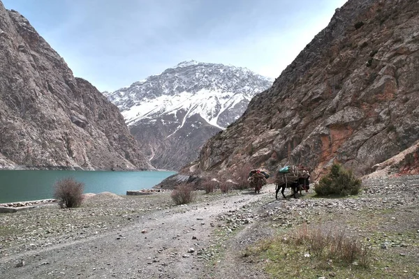 Die Sieben Seen Nahe Der Usbekischen Grenze Tadschikistan — Stockfoto