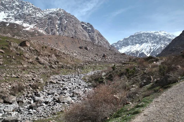 Горы Фанн Западном Регионе Таджикистана — стоковое фото