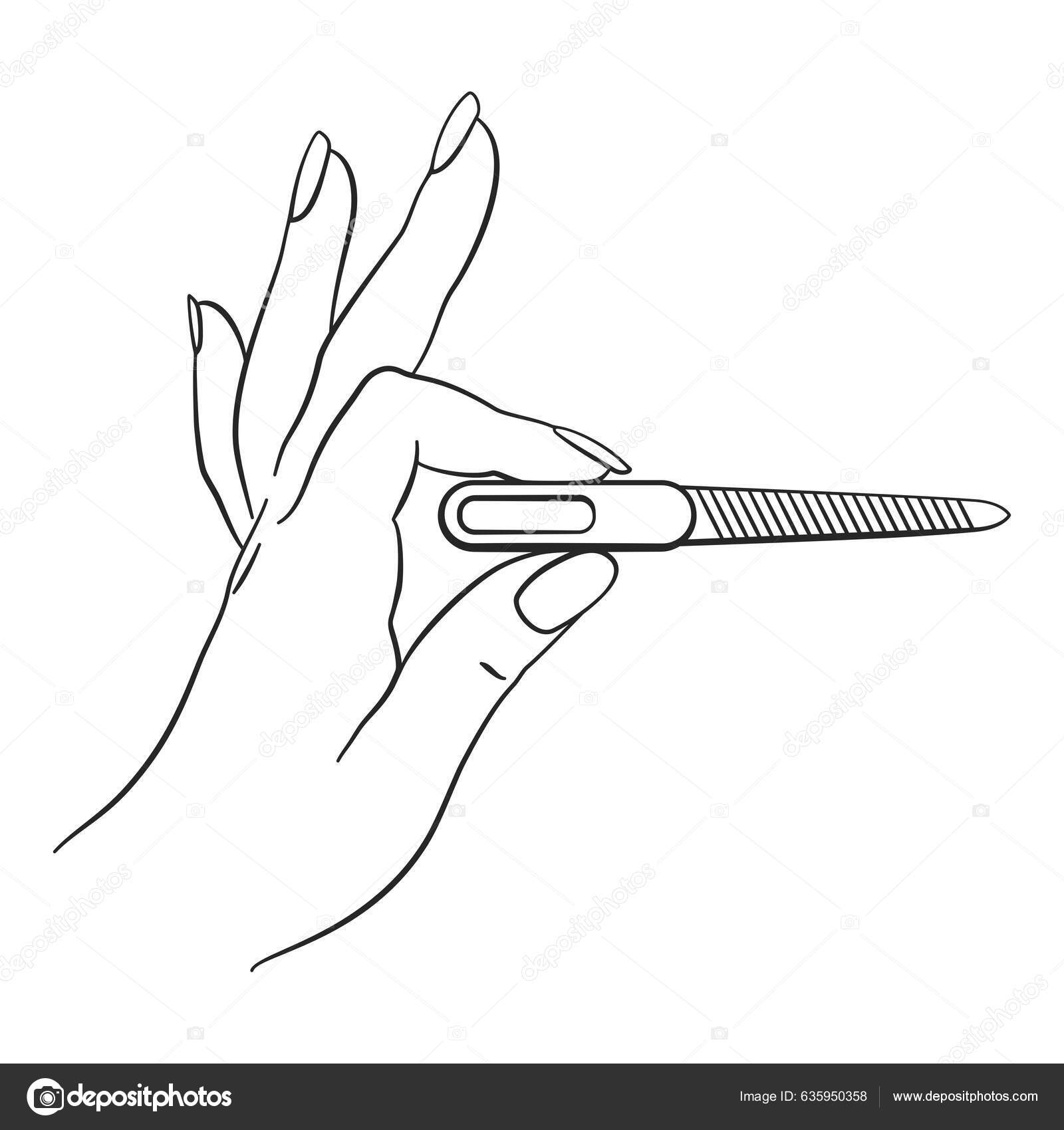 Fingers nails Cut Out Stock Images & Pictures - Alamy