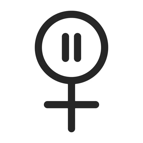 Symbol Menopauzy Vektorové Ikoně — Stockový vektor