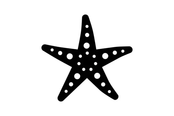 Ikona Hvězdice Stylu Siluety — Stockový vektor