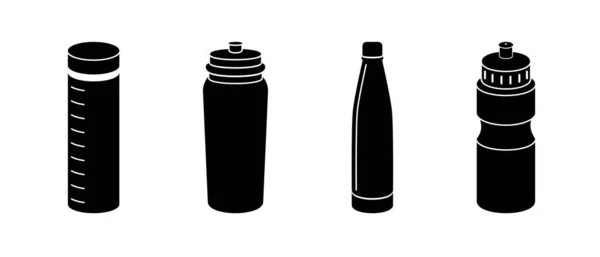 Многоразовые Бутылки Воды Векторе — стоковый вектор