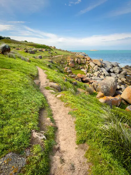 Krajinné Výhledy Žulový Ostrov Přístavu Victor Poloostrově Fleurieu Jižní Austrálii — Stock fotografie