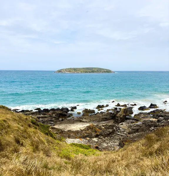 stock image View of West Island along the Heysen Trail heading in Victor Harbor on the Fleurieu Peninsula, South Australia