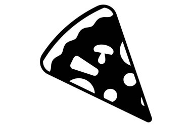 Pizza partisi için pizza dilimi veya pizza turtası veya vektör içinde depolama