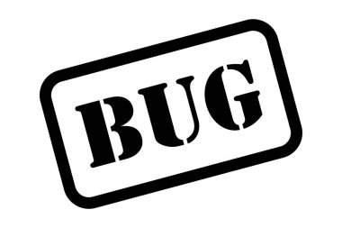 Böcek siyah damga vektörü izole edildi