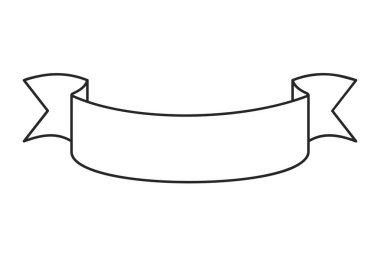 Fotokopi alanı vektörlü taslak şeridi