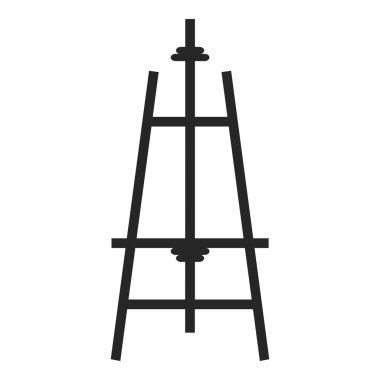 Görüntü veya sanat için kolay siyah doldurma vektör illüstrasyonu