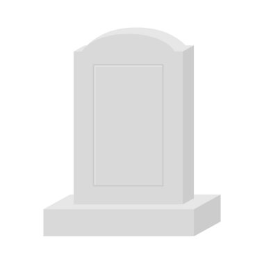 Taştan mezar taşı ya da vektör içinde mezar taşı için kopyalama alanı olan mezar taşı simgesi