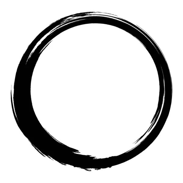 Distressed Circle Grunge Rahmen Siegel Gestaltungselement Logo — Stockfoto
