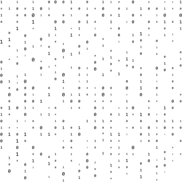 Комп Ютерна Матриця Потік Двійкового Коду Цифри Екрані Двійковий Код — стокове фото