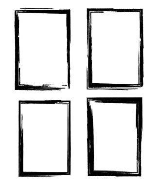 Grunge çerçevesi. Grunge arka planı. Projen için tasarım.