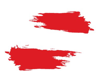 Avusturya bayrağı, fırça darbesi arka plan tasarımı projeniz için