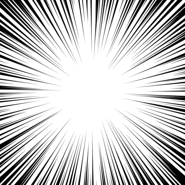 Manga hız çerçevesi. Süper kahraman hareketi, patlama geçmişi. Çizgi romanlar için radikal çizgiler