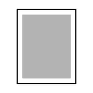 Klasik çerçeve. Tasarımın için. Modern fotoğraf çerçevesi. Beyaz arkaplan