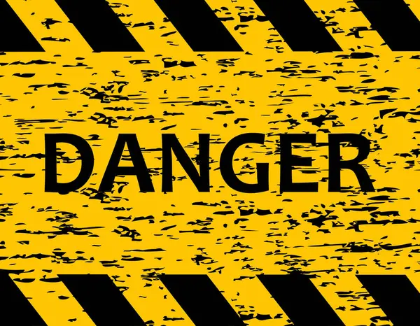 Tehlike artıyor. Şerit, siyah ve koruyucu sarıdır. Dikkat ve uyarı. Dur! Geçme!