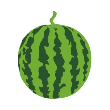 Karpuz. Doğal, organik tatlı, taze meyve. Doğal ürün. Sağlıklı beslenme ve beslenme. Tebrik kartları, posterler, yamalar, giysilerdeki baskılar, amblemler