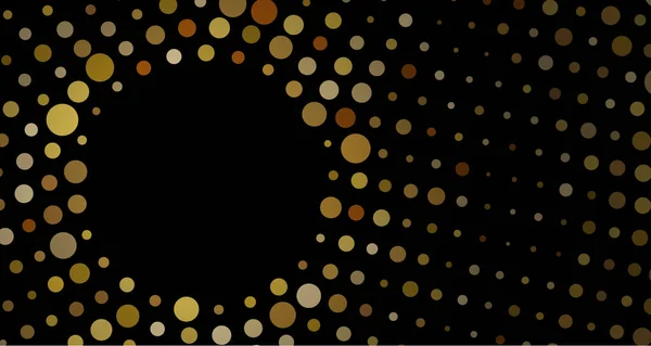 Абстрактний Радіальний Золотий Чорний Напівтоновий Фон Векторні Ілюстрації — стоковий вектор