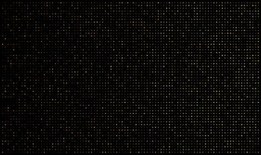 Gelecekçi geniş altın noktalı parıltı arkaplanı, vektör illüstrasyonu
