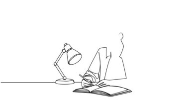 İki iş adamı ve iş kadınının sürekli konuştuğu çizgi çizimleri, çizgi çizimleri.