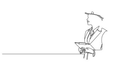 ... kadın inşaat mühendisi ya da mimar, miğfer ve pano çizimleri, çizgi çizimleri...