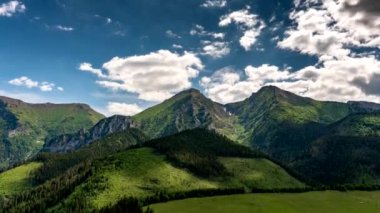 4K zaman aşımı: Slovak Tatra dağlarının zirveleri.